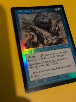 Mistform Ultimus rare legend Magic the Gathering Card. Legions. Old Vintage FOIL - Image 5