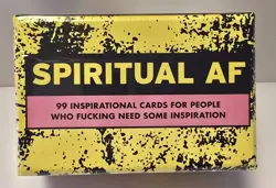 Spiritual AF Cards by Roxan McDonald - 99 Inspo Cards + Stand - New Sealed - Fun - Image 1