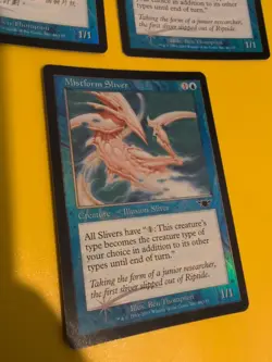Mistform Sliver x3 1 is foreign. MTG 3 Card. Legions. Old Vintage FOIL - Image 5