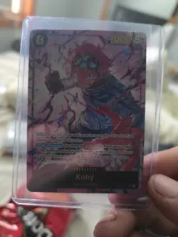 One Piece Card Game TCG Koby OP11-119 SEC Alt Art M/NM Condition - Image 1