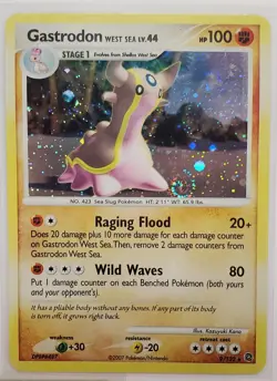 Gastrodon West Sea Holo 9/132 Diamond & Pearl Secret Wonders Lot of 3 Cards - Image 3