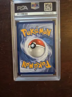 Pokemon TCG Team Rockets Meowth Giovanni Illustrated Rare Card #203/182 PSA 10 - Image 2