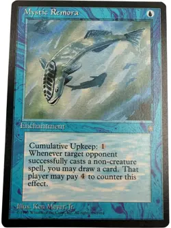 Magic The Gathering Mystic Remora Card Enchantment Collectibles (E) T2160 HS17 - Image 2