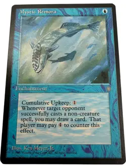 Magic The Gathering Mystic Remora Card Enchantment Collectibles (E) T2160 HS17 - Image 3