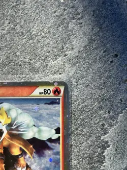 Pokemon 2010 HGSS Promos Entei Holo Black Star Promo Card #HGSS20 SWIRL - Image 3