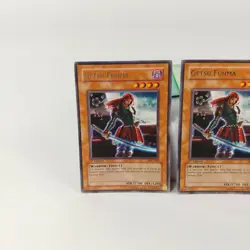 YUGIOH! 3X GETSU FUHMA - IOC-089 - 1st ED - RARE - Light Play CARD - Image 2
