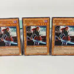 YUGIOH! 3X GETSU FUHMA - IOC-089 - 1st ED - RARE - Light Play CARD - Image 3