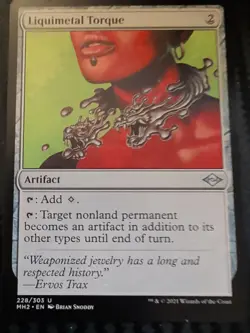 Liquimetal Torque Modern Horizons 2 Regular Magic the Gathering Card Near Mint - Image 1