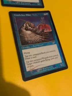 Crookclaw Elder x2 Bird Wizard 2 MTG Card. Legions. Old Vintage FOIL - Image 3