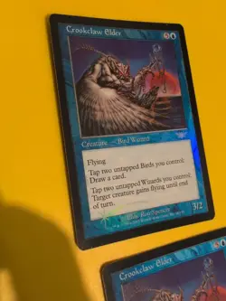 Crookclaw Elder x2 Bird Wizard 2 MTG Card. Legions. Old Vintage FOIL - Image 5