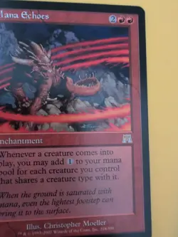 Mana Echoes. Enchantment. Magic the Gathering Card. Onslaught. Rare - Image 2