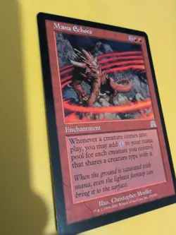 Mana Echoes. Enchantment. Magic the Gathering Card. Onslaught. Rare - Image 3