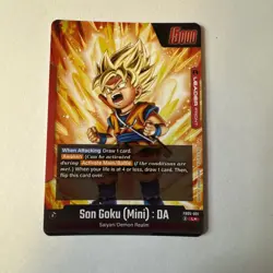 Son Goku (Mini) DA Leader FB05-001 Alt Art New Adventure Dragon Ball Super Card - Image 2