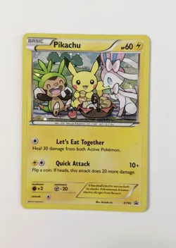 Pokemon Pikachu TCG XY95 Black Star Promo Holo Card Excellent Condition LP 2016 - Image 1