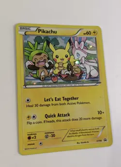 Pokemon Pikachu TCG XY95 Black Star Promo Holo Card Excellent Condition LP 2016 - Image 3