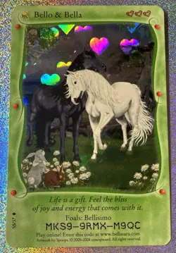 Bella Sara BELLO & BELLA Foil Card-S5/37-NEAR MINT-RARE - Image 1