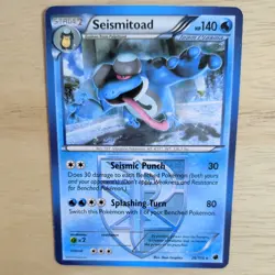 SEISMITOAD 26/116 POKEMON CARD (PLASMA FREEZE SET) - Image 1