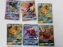Pokemon GX Card Bundle Sun & Moon - 33 Holo Cards Including Raichu, Gyarados - Image 4