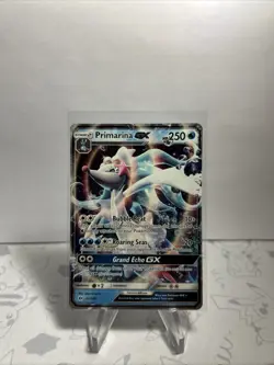 Primarina GX 42/149 Sun & Moon Ultra Rare Holo Pokemon Card NM - Image 1