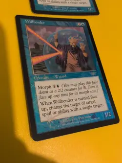 Willbender x2 Wizard Magic the Gathering 2 Card. Legions. Old Vintage FOIL - Image 4