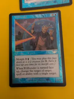 Willbender x2 Wizard Magic the Gathering 2 Card. Legions. Old Vintage FOIL - Image 5