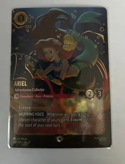 Ariel Adventurous Collector Enchanted 232/204 Disney Lorcana Fabled - Image 1