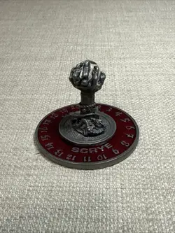 Rare MTG 1995 Scrye Reaper Pewter Life Counter - Red Demon Claw Orb - Image 4