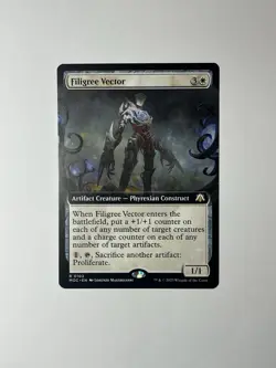 MTG Filigree Vector Extended Art [March of the Machine Commander] NM - Image 1