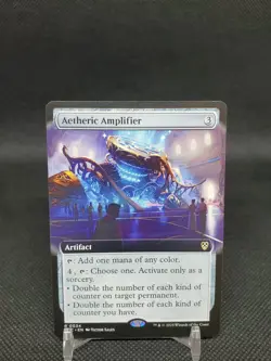 Aetheric Amplifier Extended Art Aetherdrift NM MTG - Image 1