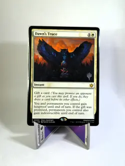 Dawn's Truce R 0009 Rare - PROMO - MTG - NM Non-foil - Promo Pack: Bloomburrow - Image 1