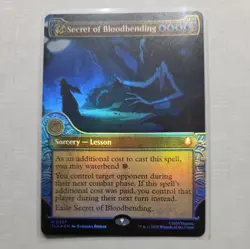Secret of Bloodbending #0337 (Showcase) MTG ATLA Avatar: The Last Airbender FOIL - Image 1