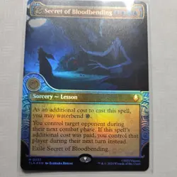 Secret of Bloodbending #0337 (Showcase) MTG ATLA Avatar: The Last Airbender FOIL - Image 2