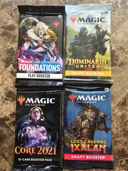 MTG 20x Sealed Booster Pack Lot Dominaria / Zendikar / Core Magic The Gathering - Image 3