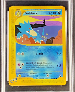 2003 Golduck 50b/147 Aquapolis Min Pokemon Card Vintage (CAG 9.5) Regrade PSA - Image 2