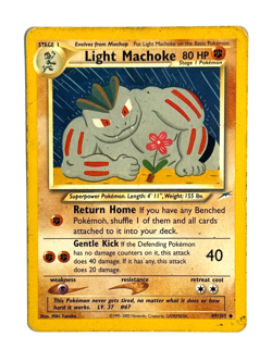 Pokemon TCG Light Machoke 49/105 Neo Destiny Regular DMG - Image 1