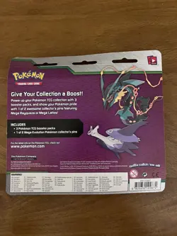 Pokemon XY Mega Evolutions 3 Booster Blister Pack Mega Latios Pin Factory Sealed - Image 2