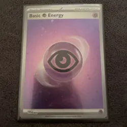 BASIC PSYCHIC ENERGY 005 151 POKEMON *3 1/2 SWIRLS* COSMOS HOLO RARE, NM) - Image 1