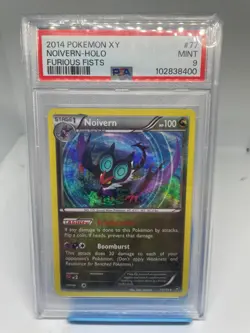 1x - Noivern - 77/111 - Holo Rare English Pokemon Furious Fists - PSA 9 Low Pop - Image 1