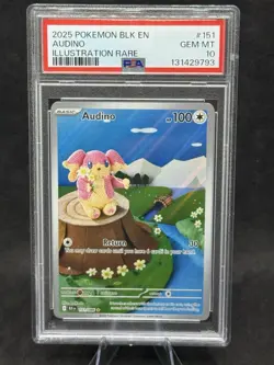Pokemon Audino Black Bolt Illustration Rare #151 PSA 10 Gem Mint - Image 1