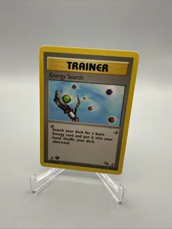 1st Edition Pokemon Trainer Energy Search 59/62 Fossil 1999 - Image 1