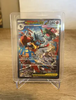 Mega Lucario ex 179/132 Pokemon TCG Mega Evolution Holo SIR NM/M Potential 10 - Image 1