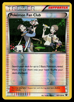 Pokemon - XY - Fates Collide Fan Club 107/124 Reverse Holo - NM - Image 1