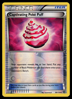 Pokemon - XY - Steam Siege Captivating Poke Puff 99/114 Reverse Holo - NM - Image 1