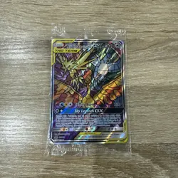 Pokemon Moltres Zapdos & Articuno GX SM210 | Stained Glass Promo | Sealed - Image 1
