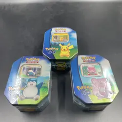 Pokemon TCG: Full Set of Three (3) Pokemon GO Tins - Factory Sealed - Image 1