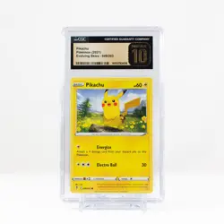 Pokemon Pikachu #049 Evolving Skies 2021 - CGC 10 PRISTINE - POP 2 - Image 2