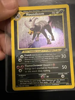 Houndoom 4/75 - Neo Discovery Set - Holo Rare Pokemon MP - HP - Image 1