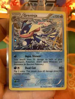 2016 Pokemon XY Black Star Promo Greninja XY162 - LP #15 - Image 2