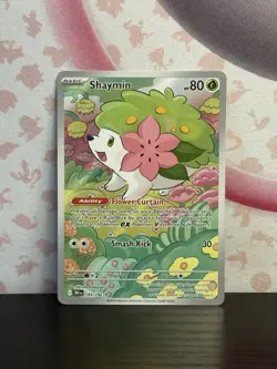 Pokemon TCG Shaymin 185/182 Sv10: Destined Rivals Holo Nintendo 2025 NM - Image 1
