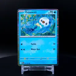 Oshawott 021/086 - Pokemon TCG White Flare - NM Poster Collection Promo - Image 1